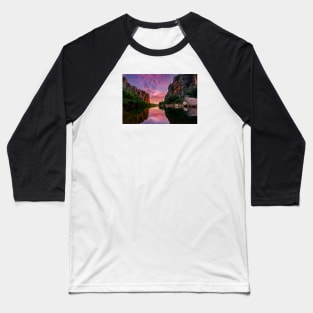 Bandilngan (Windjana Gorge) Sunset Baseball T-Shirt